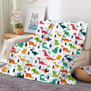 Dinosaurier Kuscheldecke, Kuscheldecke Kinder Dinosaurier, Sanft Flanell Weich Fleecedecke, Kinder Kuscheldecke, Mikrofaser Couchdecke,Dinosaurier Decke Geschenke (Weißer Dinosaurier, 150 x 200 cm)