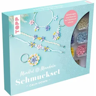 Frechverlag Mindful Mandala - Schmuckset Calm down. Mit Anleitung und Material für 5 Schmuckstücke
