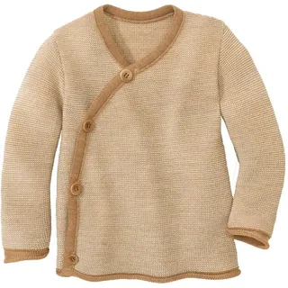 Disana Merino Schurwoll Melange-Jacke Karamell-Natur Gr. 86/92