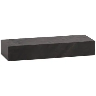 moebelfaktor Wandregal Bodo, Mango Massivholz, Breite 60/90/120 cm, anthrazit, Wandboard, Landhaus grau 60 cm x 10 cm x 20 cm