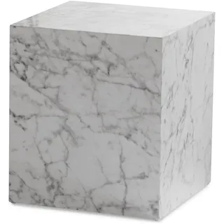 FineBuy MONOBLOC Weiß MDF 40 x 40 x 45 cm