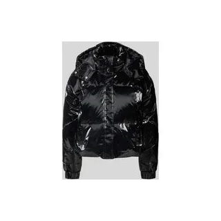 Bomberjacke mit Kapuze, Black, L
