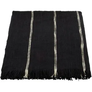 House Doctor Tuur Bettüberwurf 130 x 180 cm Schwarz/Weiß
