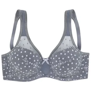 nuance by lascana Minimizer-BH Damen grau-bedruckt Gr.80E