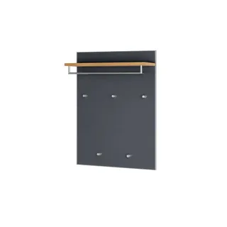 Möbel Kraft Garderobenpaneel Duna 80 x 109 x 27 cm Grau