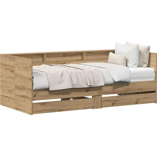 vidaXL Tagesbett mit Kopfteil Artisan-Eiche 90 x 200 cm