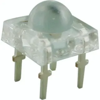 Led 5 Mm Quadratisch Piranha Led Rot/kristall Electro Dh 12.677/5/r/c 8430552122240