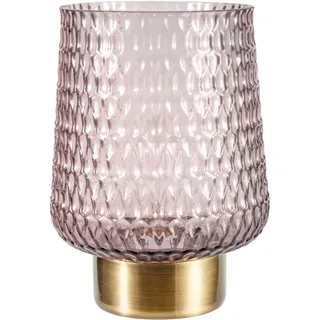Pauleen Paulmann 48135 Sparkling Glamour mobile Tischleuchte Glas Tischlampe Timerfunktion 6H Batterie Glaslampe ohne Kabel Grau Glas/Metall