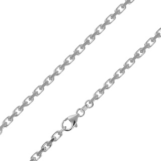 trendor 51562 Halskette für Herren 925 Sterlingsilber Ankerkette 2,5 mm, 50 cm