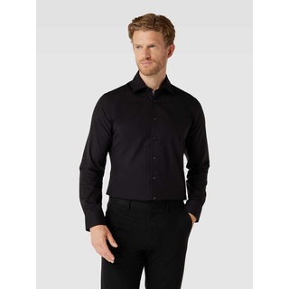 Business-Hemd mit Knopfleiste Modell 'Kent', Black, 40