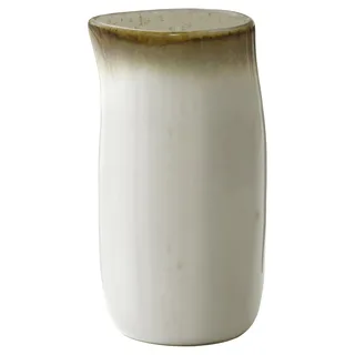 BITZ Milkkännchen, Milchkanne aus Steingut, 200 ml, Creme/Creme
