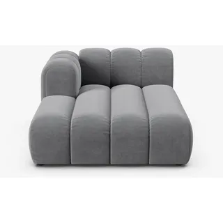 Micadoni Recamiere Lupine, Chaise Longue 2-Sitzer Modul grau