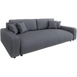 s-style möbel S-STYLE Einzelsofa Emma ¦ grau ¦ Maße (cm): B: 234 H: 78