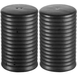 Asa Selection Kitchen'Art Salz-/ Pfefferstreuer Set 6,5 cm Schwarz befüllt