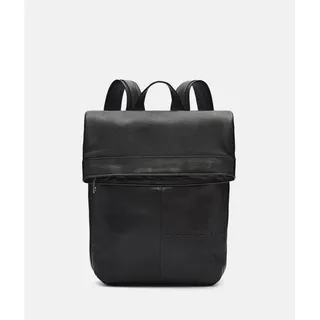 Liebeskind Berlin Rucksack Elvira Rucksack M, Geräumiger Rucksack aus Schafsleder schwarz