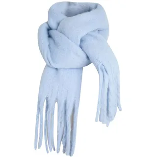 Stafeny Dicker Winter Schal Damen - Klassischer Gestrickter Deckenschal aus Hochwertigem Kaschmirimitat, Extralanger Kuscheliger Winterschal als für Frauen (Himmelblau)