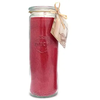 Candle Factory Big Jumbo Kerze im Weckglas Farbe: altrot