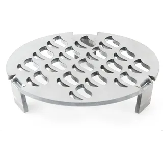 mocisa Feuerplatte Ø 20 cm Stahl silber