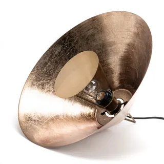 Tischlampe Samy 25 W champagner mittleres Modell - Kupfer Metall Amadeus 25x40.5 cm