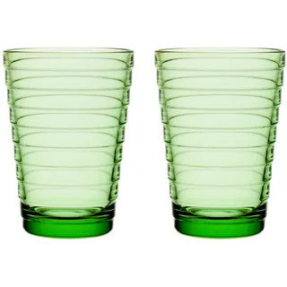 Iittala Aino Aalto Glas 33 cl Apfelgrün 2er-Set