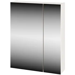 Lomadox Spiegelschrank AQUINO-140 Badezimmerspiegel Spiegel Badezimmerschrank 60 cm breit modern in weiß weiß