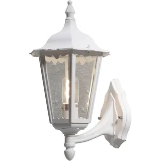 Konstsmide Außenwandleuchte Aluminium 23,5cm x 30cm x 44cm 1xE27/100W weiß