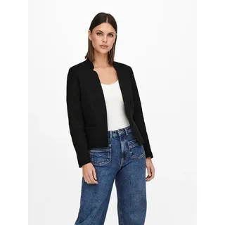 ONLY Kurzblazer ONLADDY-LINEA L/S SHORT BLAZER CC TLR Materialmix, regular fit schwarz XL (42)