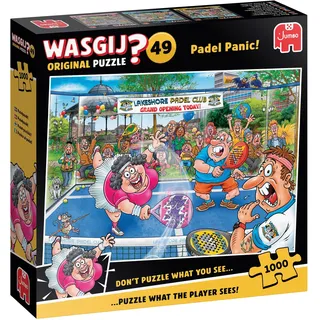 Wasgij Original 49, Padel Panic! – 1000 Teile Puzzle Für Erwachsene