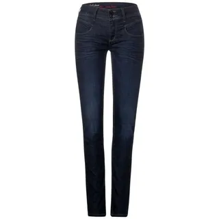 STREET ONE Damen Slim Jeans Style Jane, Blue Soft Wash, 26W / 32L - 26W / 32L