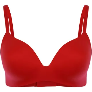 Royal Lounge Women's Royal Delite T-Shirt Bra, Scarlet Red, B - 80B