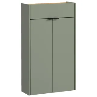 MID.YOU Hängeschuhschrank AMECA 56 x 97 x 22 cm Grün/Schwarz