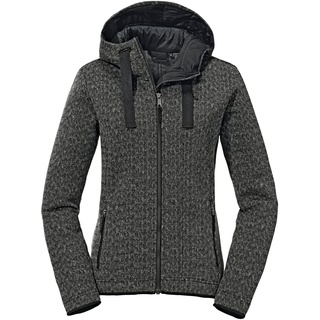 Schöffel Damen Aurora Fleece Hoody L, schwarz)