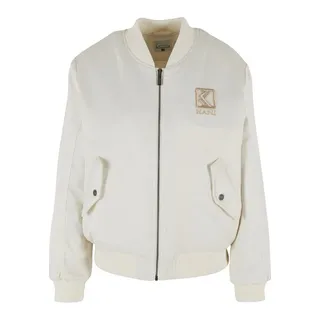 Karl Kani KK Og Satin Bomber Jacket - Weiß