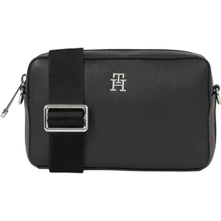 Tommy Hilfiger Damen Crossbody Bag Tasche Essential Camera Bag Mittelgroß, Schwarz (Black), Onesize - Einheitsgröße