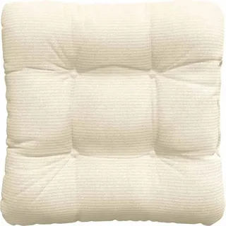vidaXL Sitzkissen 45 x 45 cm Creme