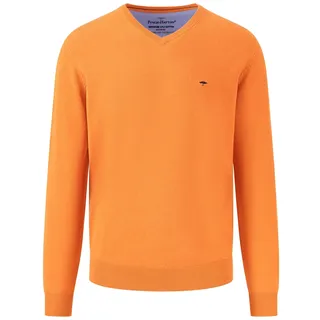 FYNCH-HATTON Strickpullover mit V-Ausschnitt Burnt orange/XXL - XXL