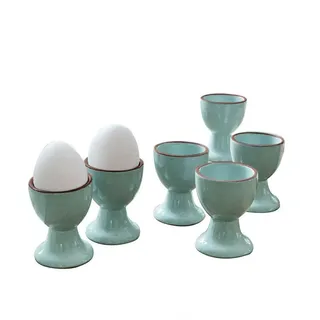 Loberon Eierbecher 6-tlg. Blau/Türkis