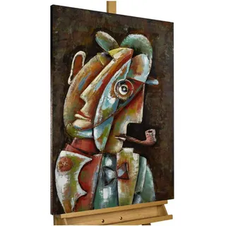 Kunstloft Metallbild, Mehrfarbig, Metall, 4.2x90 cm, Bilder und Zubehör, Wandbilder, Metallbilder