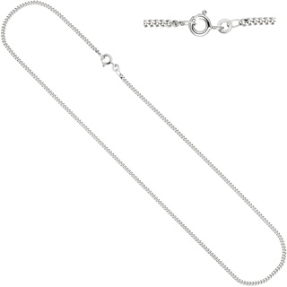 Goldkette JOBO Halsketten Gr. Weißgold 333, Länge: 45 cm, weiß (weißgold 333) Damen Halsketten