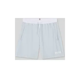 Regular Fit Badehose mit Logo-Print Modell 'STARFISH', Hellblau, L