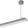 LTS Licht Leuchten LUZ06-D 1-flg 60 cm silber