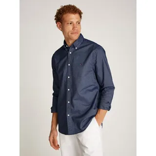 Tommy Hilfiger Langarmhemd »SOLID HERITAGE OXFORD RF SHIRT« TOMMY HILFIGER Desert Sky