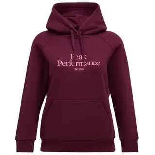 Peak Performance Hoodie rot L