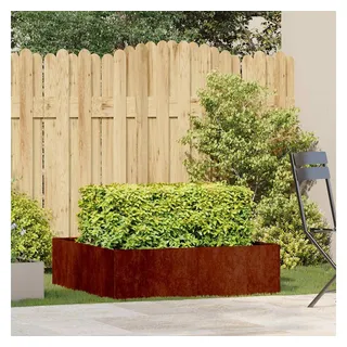 vidaXL Hochbeet Rostig 100 x 100 x 30 cm Cortenstahl 		
