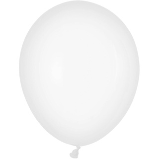 1-PACK 100x Luftballons weiß O 250 mm Größe 'M'