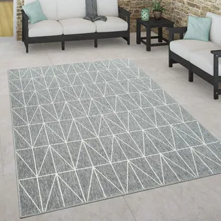 Paco Home Outdoor-Teppich 120 x 170 cm Grau