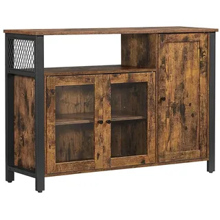VASAGLE Sideboard, LSC096B01 braun 110,0 x 33,0 x 75,0 cm