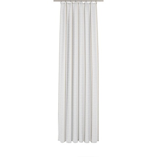 Wirth Gardine Chloé, Faltenband (1 St), halbtransparent, Fertig-Store mit FB 1:3 nach Maß braun|weiß 250 cm x 260 cm