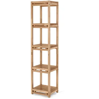Tchibo - Schmales Standregal - 38,5x34x167cm - braun -
