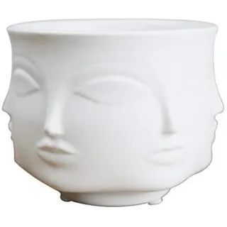 Moderne Keramik-Blumenpot Vase Dora Maar Musa Jonathan Adler Dekorationsleiter Figure Design - Weiß
